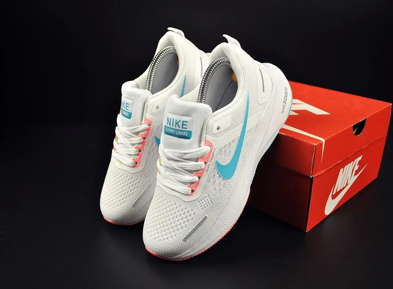 Кроссовки Nike Zoom Flyknit Lunar3 арт 21280 (женские, сетка, найк) 3