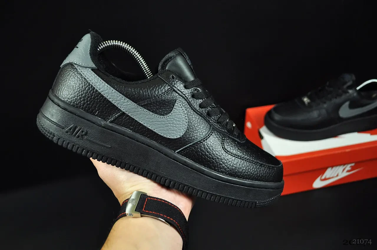 Кроссовки зимние Nike Air Force 1 арт 21074 (зима, мужественный, найк)