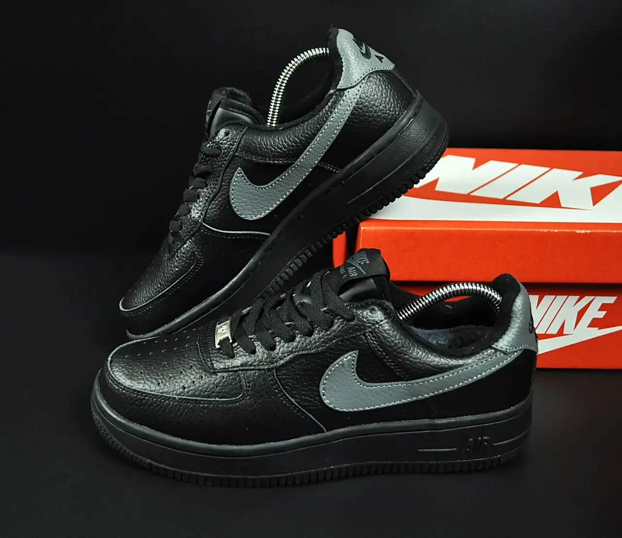 Кроссовки зимние Nike Air Force 1 арт 21074 (зима, мужественный, найк) 2