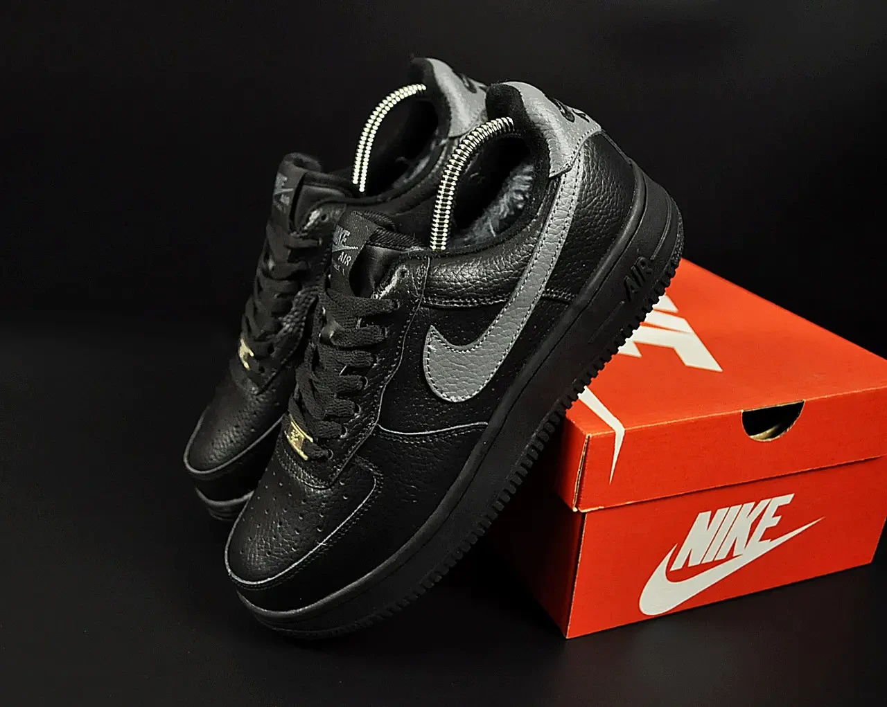 Кроссовки зимние Nike Air Force 1 арт 21074 (зима, мужественный, найк) 3