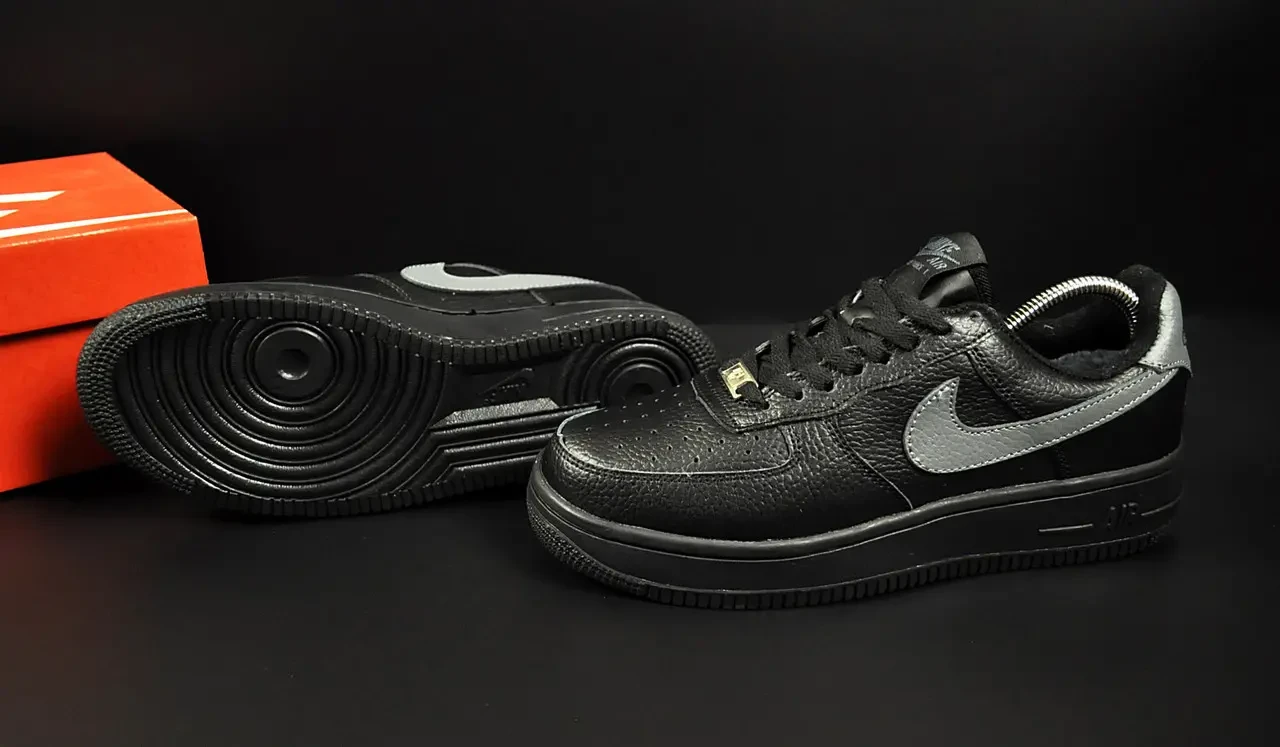 Кроссовки зимние Nike Air Force 1 арт 21074 (зима, мужественный, найк) 4