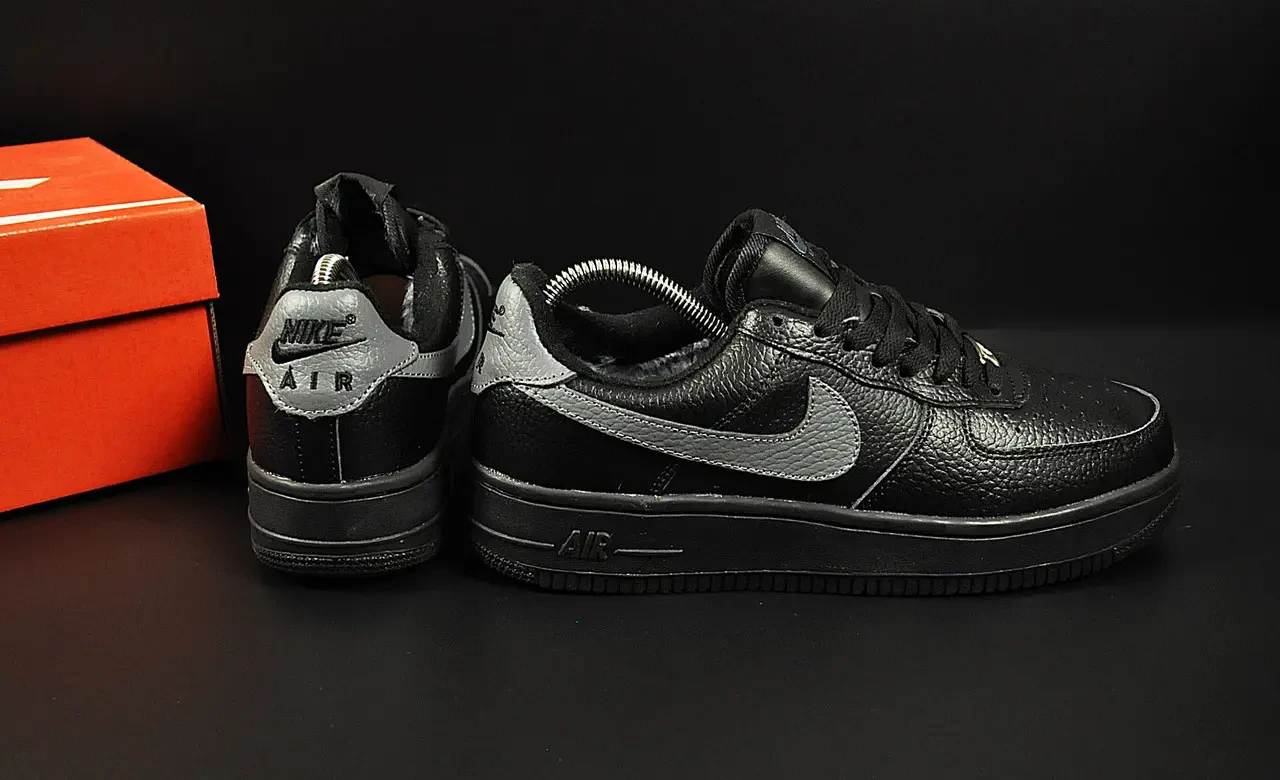 Кроссовки зимние Nike Air Force 1 арт 21074 (зима, мужественный, найк) 5