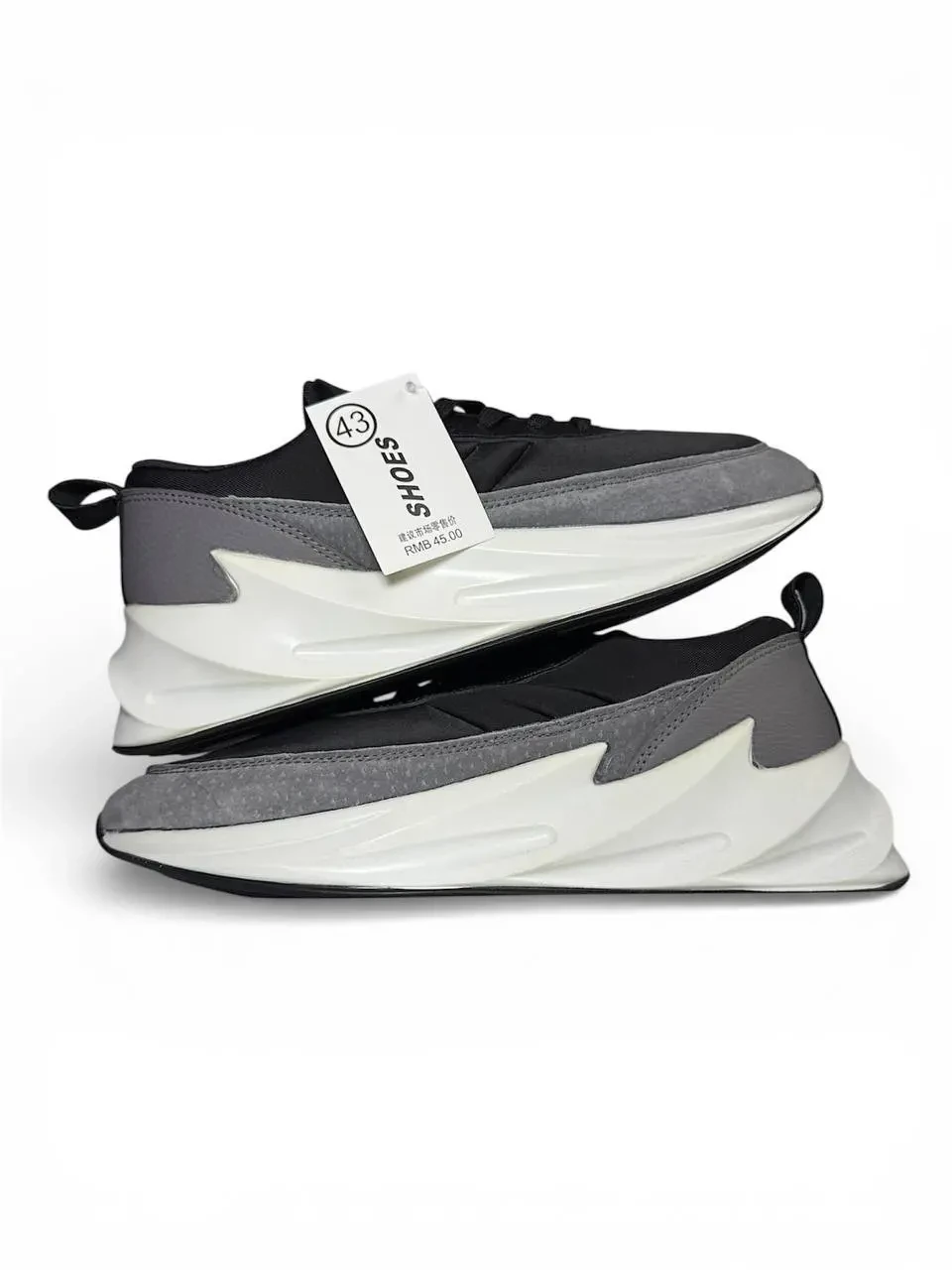 Кросівки Чоловічі Adidas Shark Black & Gray & White Арт 165 (Адідас Шаркс) 42 7
