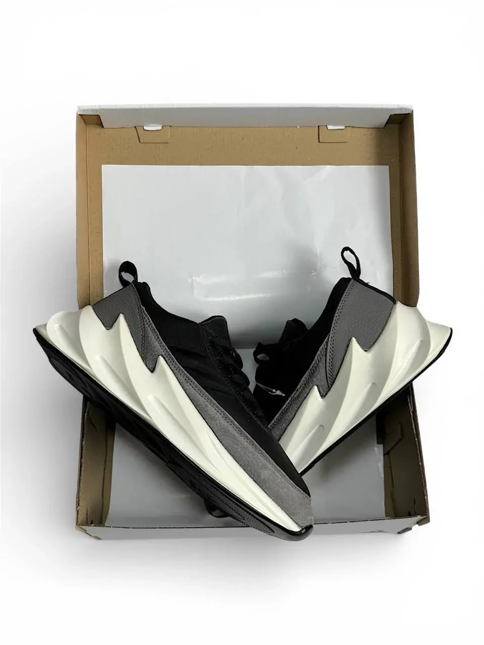 Кросівки Чоловічі Adidas Shark Black & Gray & White Арт 165 (Адідас Шаркс) 42 5