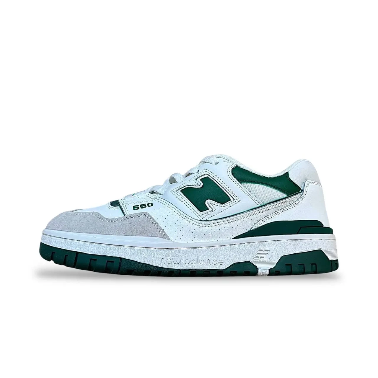 Кроссовки New Balance 550 White Green Арт 178 (ALLance 550)