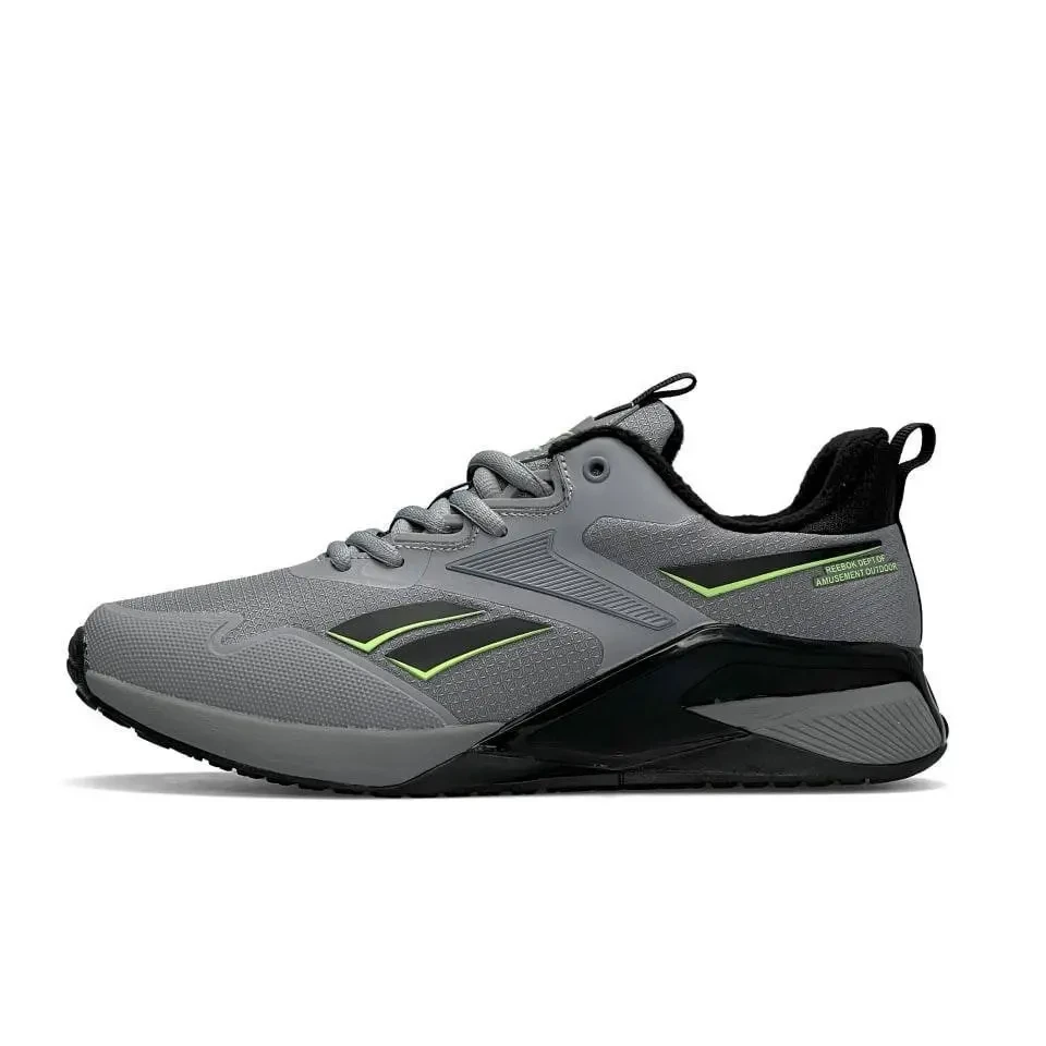 Кросівки Чоловічі Reebok X2 Fleece Light Gray & Black Арт 139 (Рібок Х2)