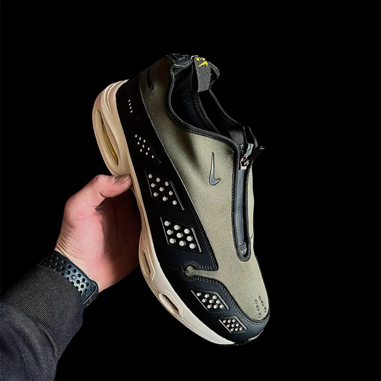 Кросівки Чоловічі Nike Air Max SNDR Termo Khaki Black Арт 189 (Найк Аір Макс СНДР) 6