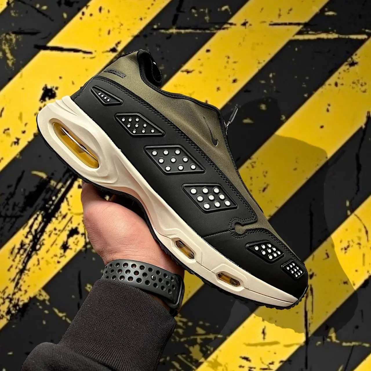Кросівки Чоловічі Nike Air Max SNDR Termo Khaki Black Арт 189 (Найк Аір Макс СНДР) 2