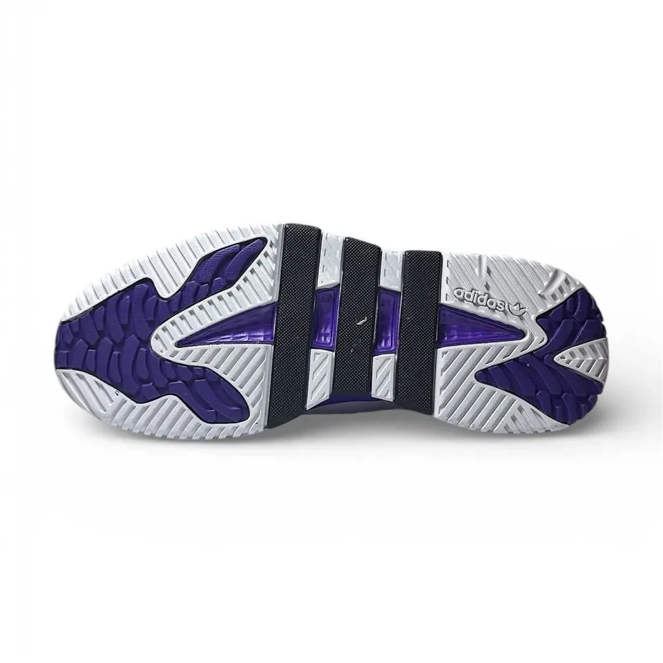 Кросівки Чоловічі Adidas Niteball White Black Violet Арт 192 (Адідас Найтбол, унісекс) 9