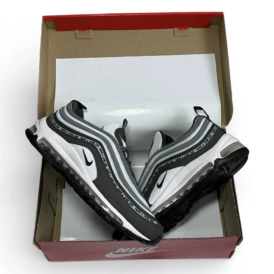 Кросівки Чоловічі Nike Air Max 97 Gray White Арт 193 (Най Аір Макс 97, унісекс) 6