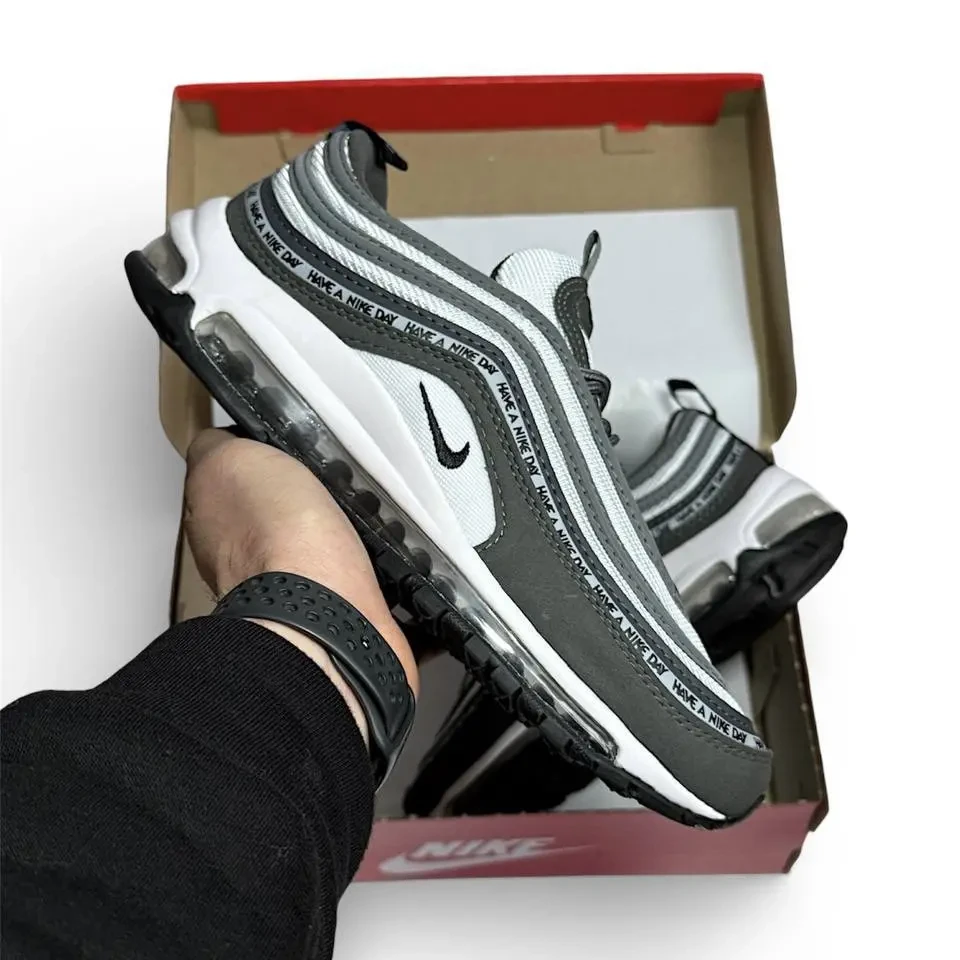 Кросівки Чоловічі Nike Air Max 97 Gray White Арт 193 (Най Аір Макс 97, унісекс) 7