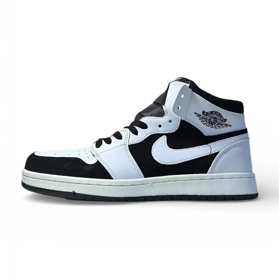 Nike Air Jordan 1 High White Black Арт 195 (Найк Аір Джордан 1, унісекс) 44