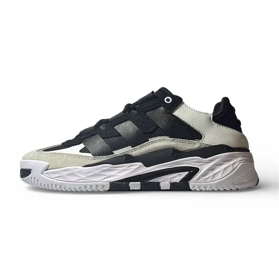 Adidas Niteball Black White Beige, 44 Арт 191 (Адідас Найтбол, унісекс)