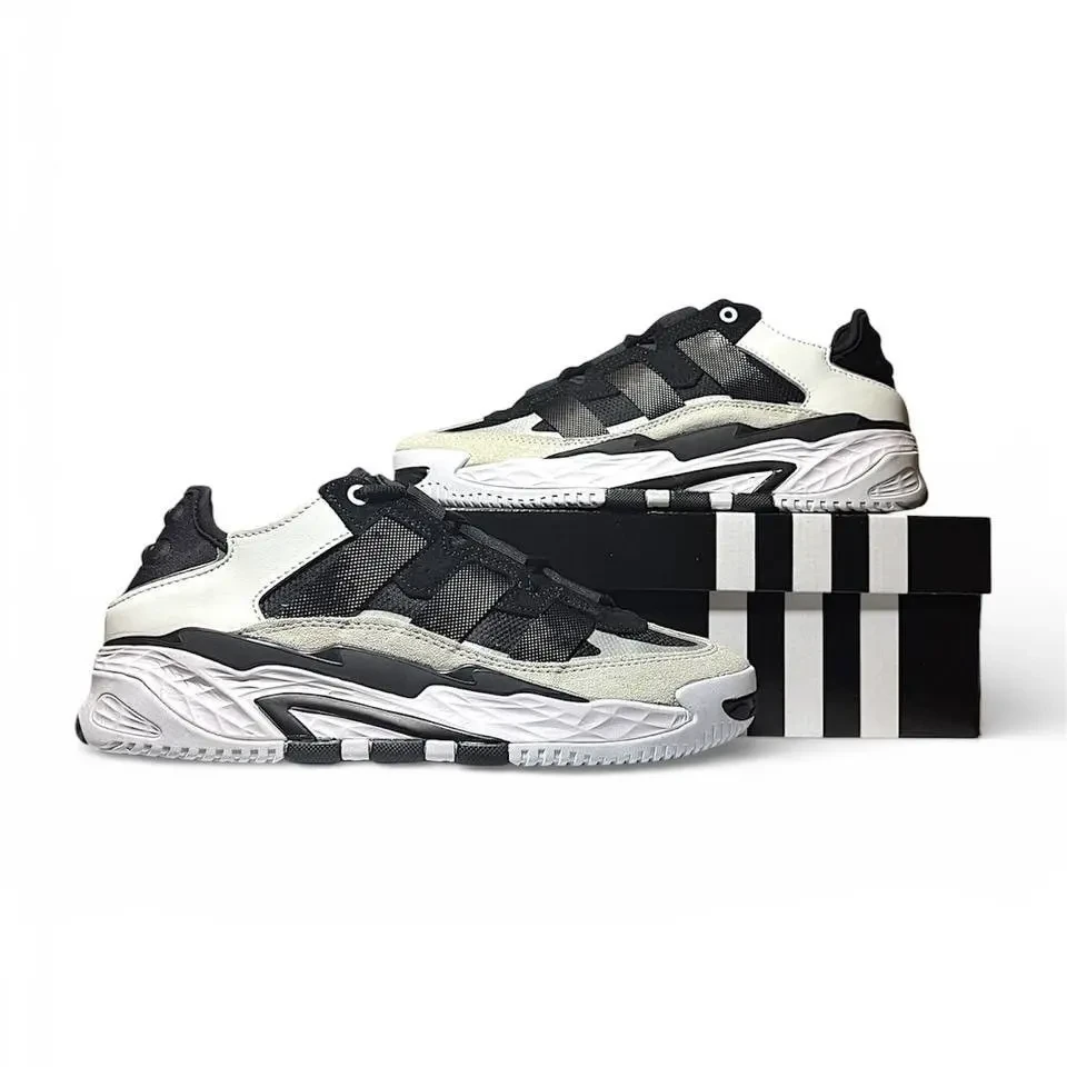Adidas Niteball Black White Beige, 44 Арт 191 (Адідас Найтбол, унісекс) 4