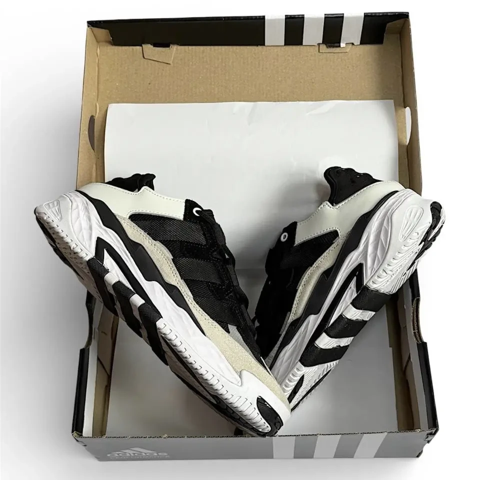Adidas Niteball Black White Beige, 44 Арт 191 (Адідас Найтбол, унісекс) 6
