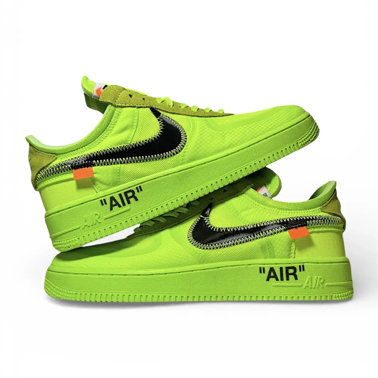 Nike Air Force 1 Low Off-White Green Арт 196 ( Най Аір Форс 1, унісекс) 41 9