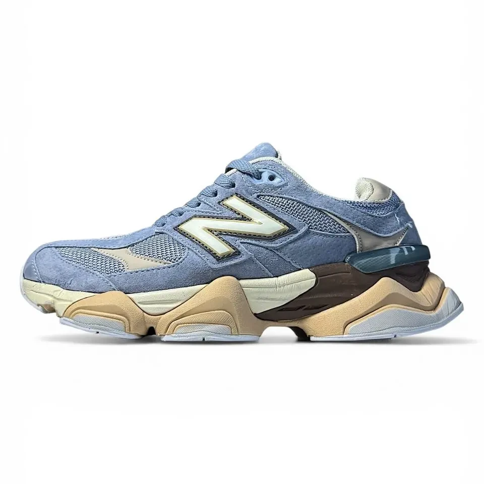 New Balance 9060 Sea Blue White Beige Арт 200 (Нью Беленс 9060, унісекс) 45