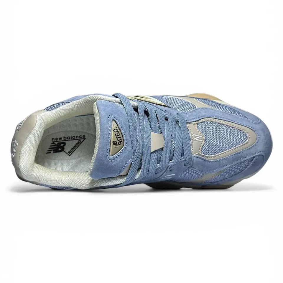 New Balance 9060 Sea Blue White Beige Арт 200 (Нью Беленс 9060, унісекс) 45 8