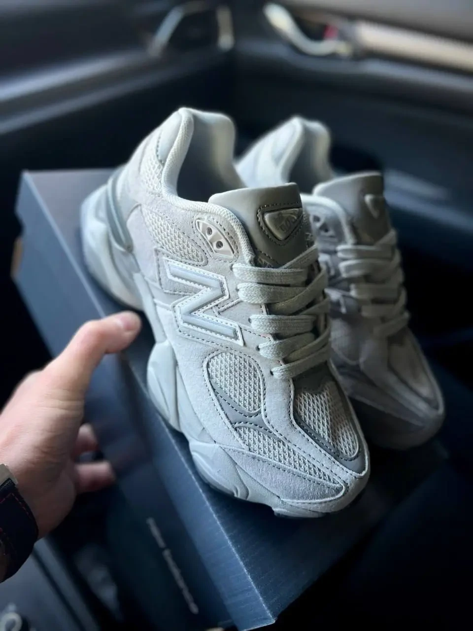 New Balance 9060 Light Gray Арт 21693 (Нью Беленс 9060, унісекс) 2