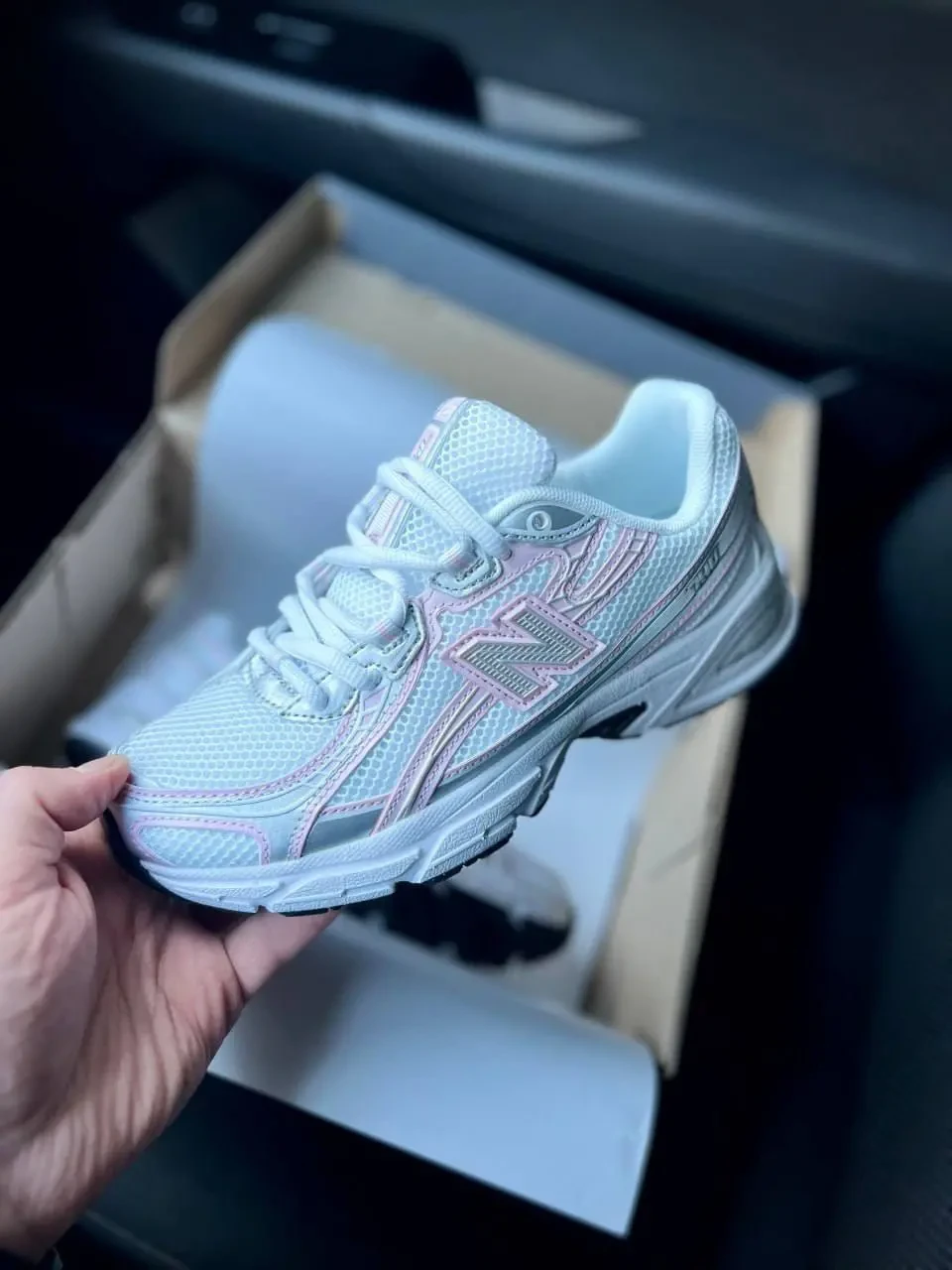 New Balance 740 White Pink Арт 21703 (Нью Беленс 740, унісекс) 2