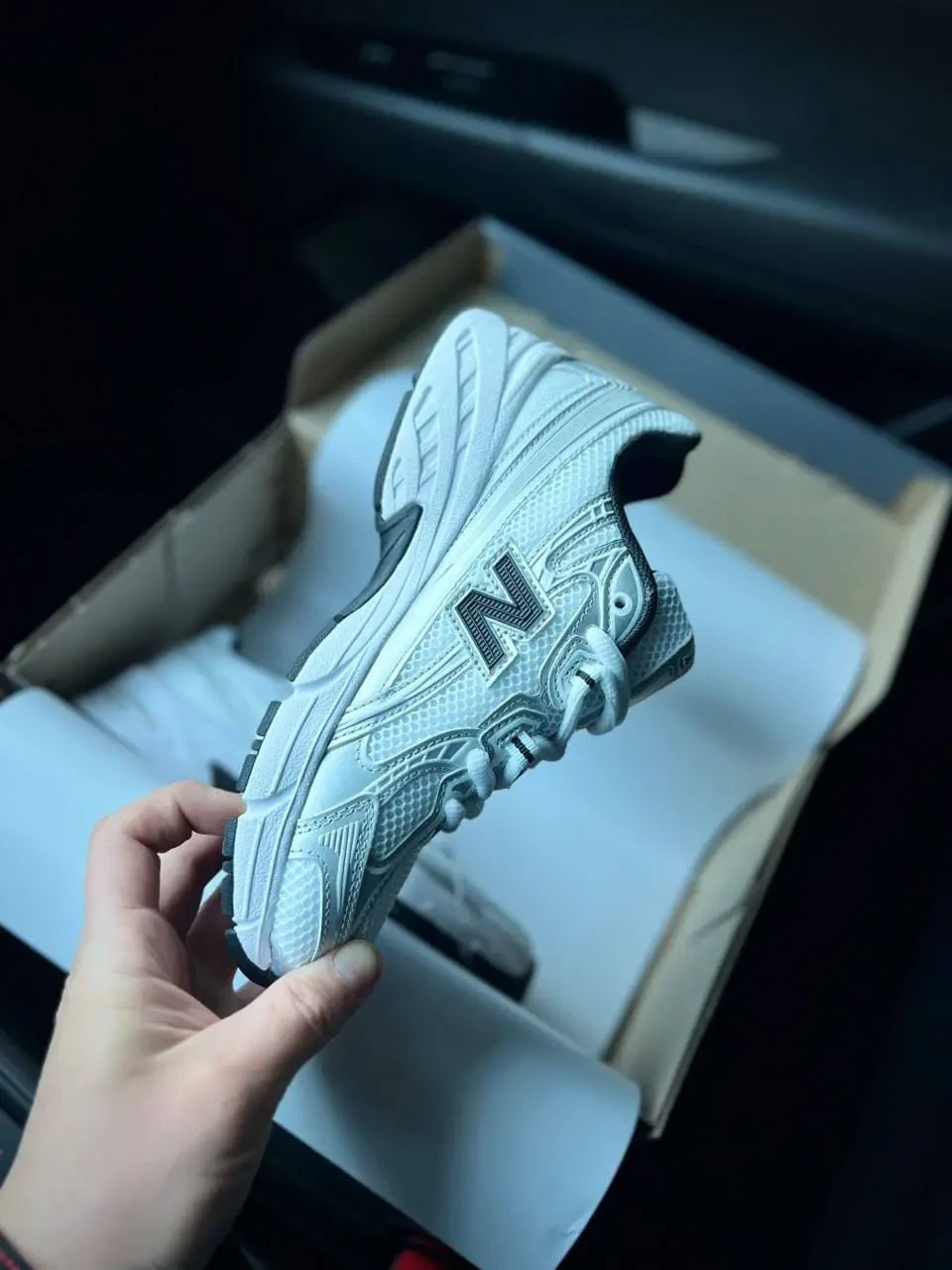 New Balance 740 White And Black Арт 21705 (Нью Беленс 704, унісекс) 6