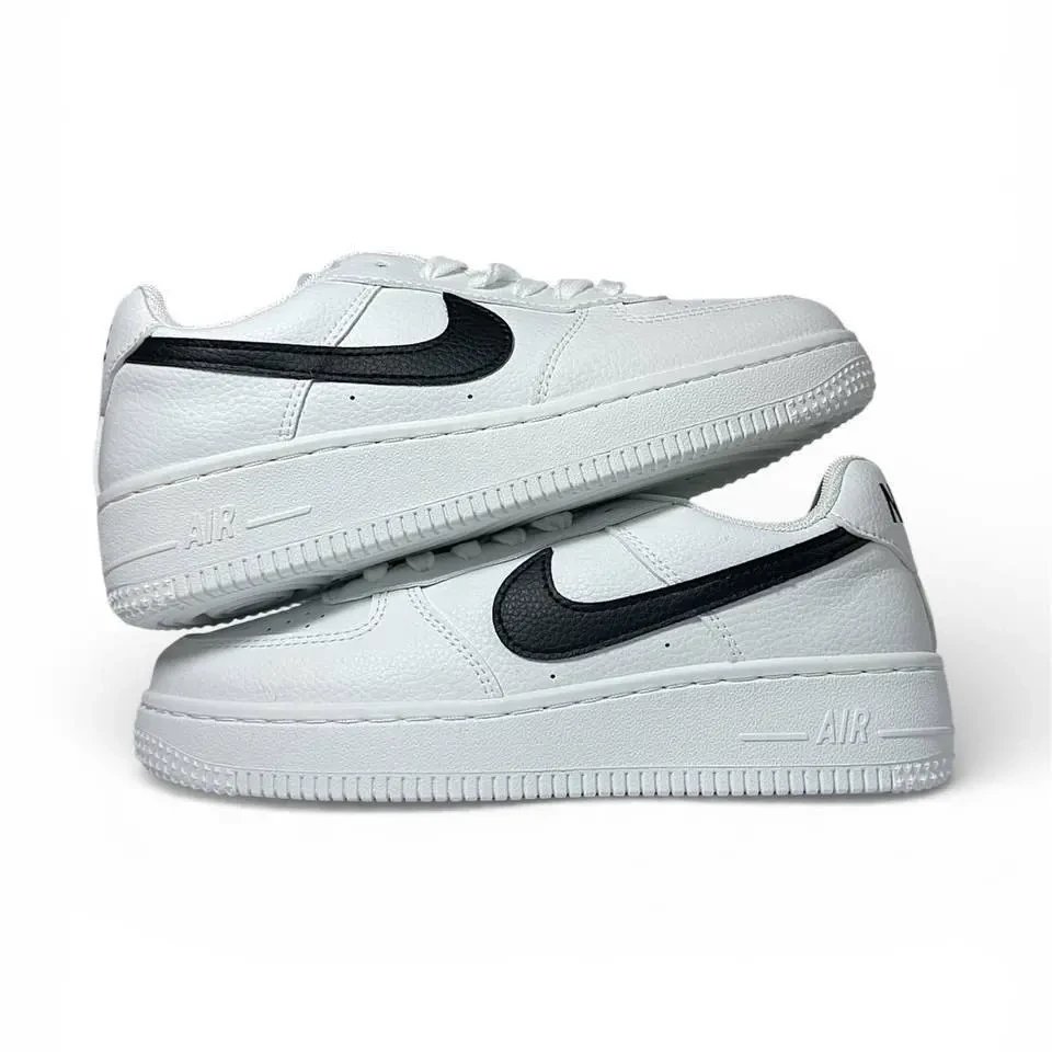 Nike Air Force 1 Low White and Black Арт 202 (Найк Аір Форс 1, унісекс) 7