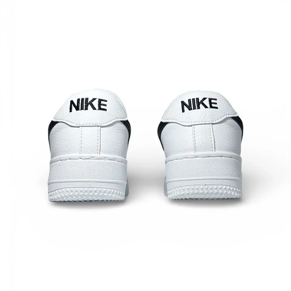 Nike Air Force 1 Low White and Black Арт 202 (Найк Аір Форс 1, унісекс) 8