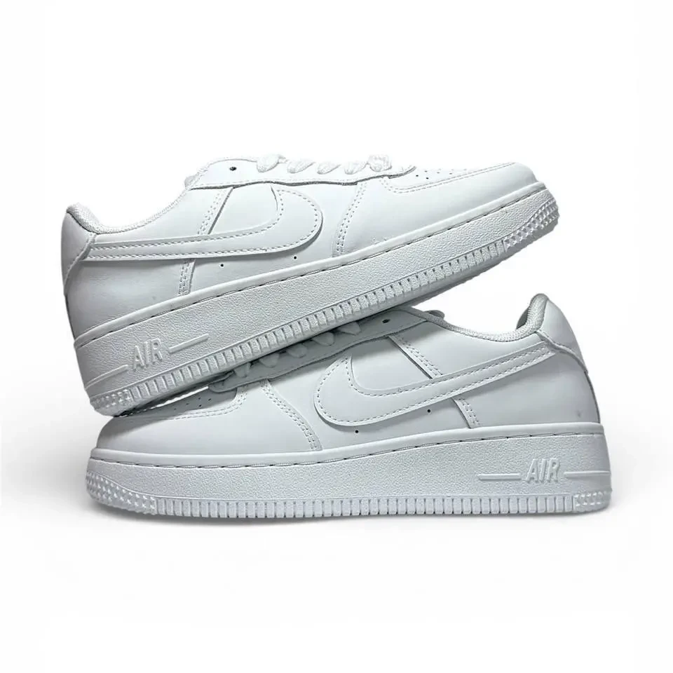 Nike Air Force 1 Low All White Арт 203 (Найк Аір Форс 1, унісекс) 7