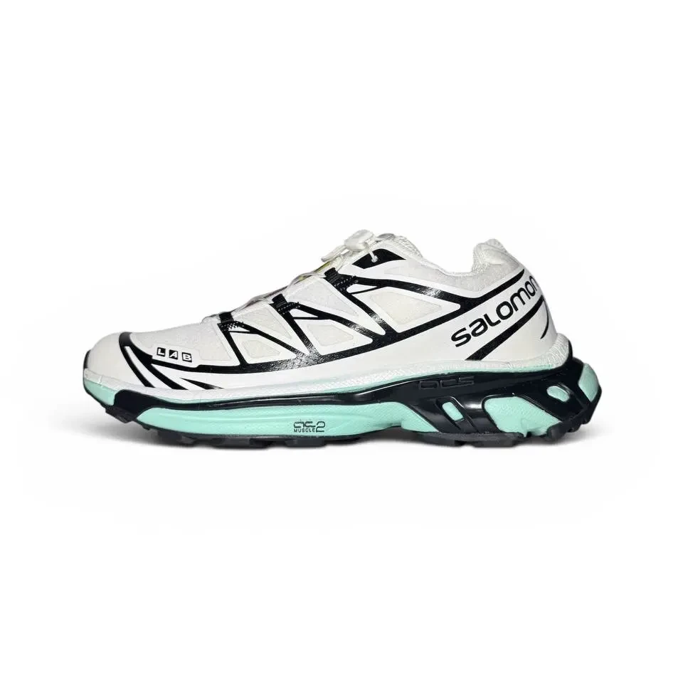 Salomon XT-6 S-LAB Soft Ground White Turquoise Black Арт 211 (Саломно ХТ-6, унисекс)