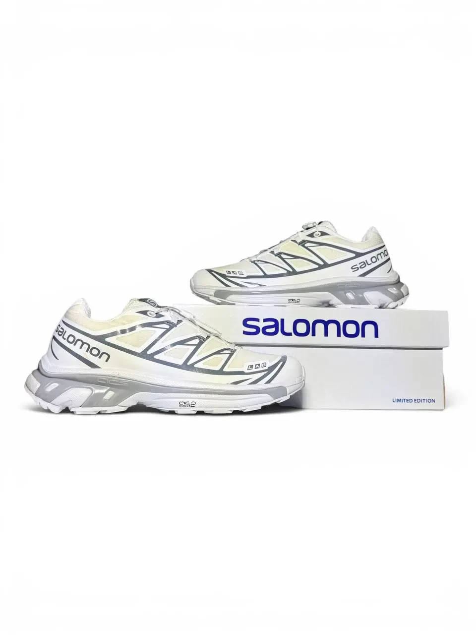 Salomon XT-6 S-LAB Soft Ground Beige White Gray Арт 212 (Саломон ХТ-6, унисекс) 6