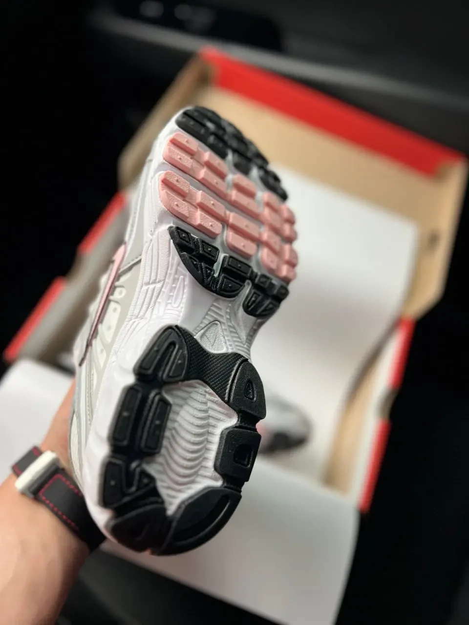 Nike Air Max Moto 2k White Gray Pink Арт 21715 ( Найк Аир Макс Мото 2к, унисекс) 7