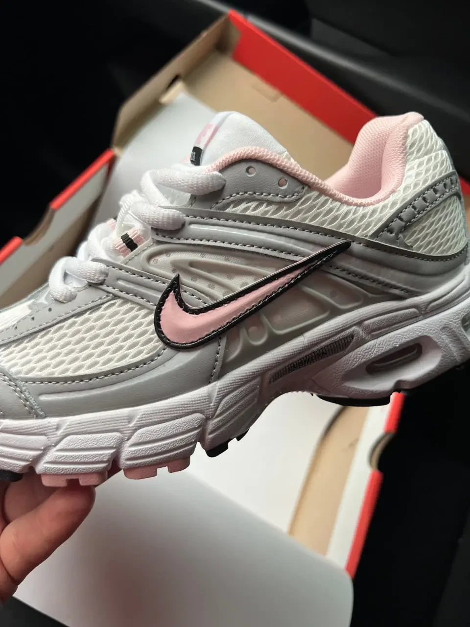 Nike Air Max Moto 2k White Gray Pink Арт 21715 ( Найк Аир Макс Мото 2к, унисекс) 8