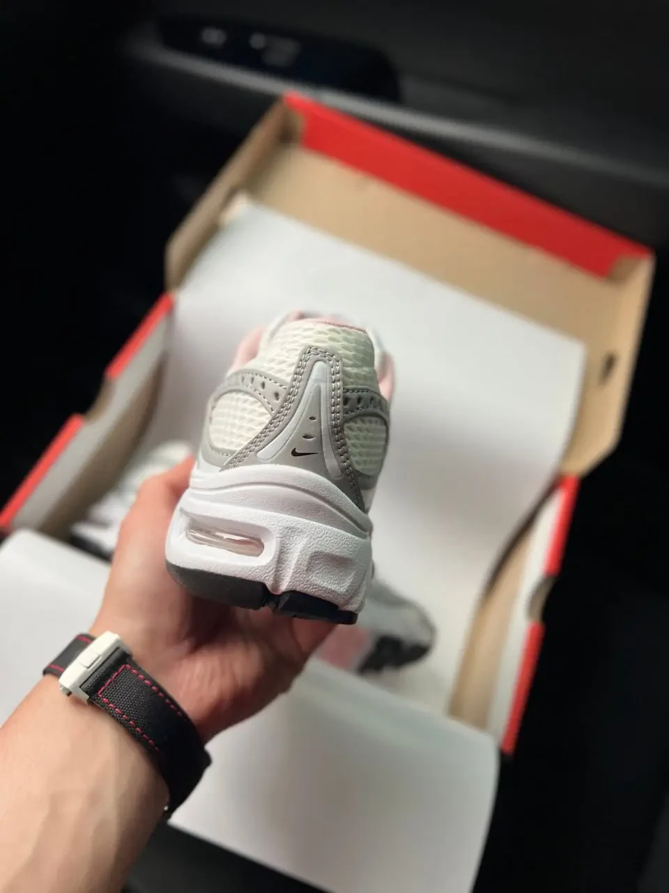 Nike Air Max Moto 2k White Gray Pink Арт 21715 ( Найк Аир Макс Мото 2к, унисекс) 6