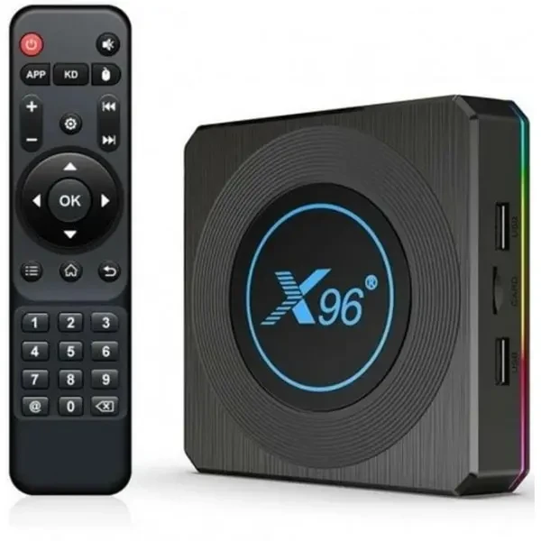 Vontar ТВ-приставка Smart TV X96 X4 4/64GB Black