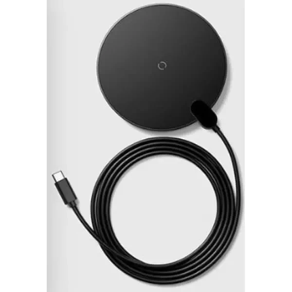 Бездротовий зарядний пристрій Baseus Digital LED Display Gen 2 Wireless 15W Charger Black (CCED000001) 4