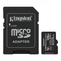 Карта пам'яті Kingston microSDXC 128GB Canvas Select Plus UHS-I R150MBs + SD-адаптер (SDCS3/128GB)