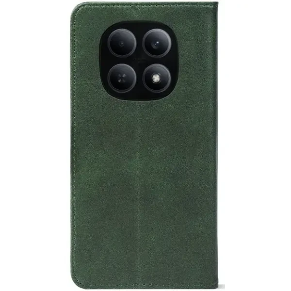 Чохол-книжка Crazy Horse Clasic для Xiaomi Redmi Note 15 5G/Poco M8 5G Dark Green (Strong) 2
