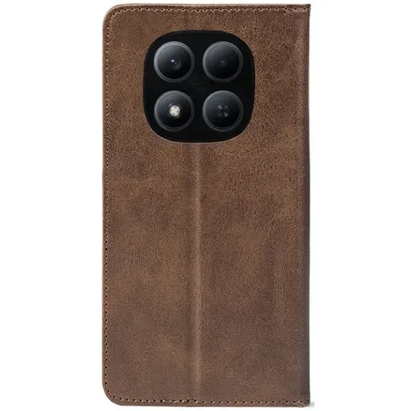 Чохол-книжка Crazy Horse Clasic для Xiaomi Redmi Note 15 Pro 5G Brown (Strong) 2