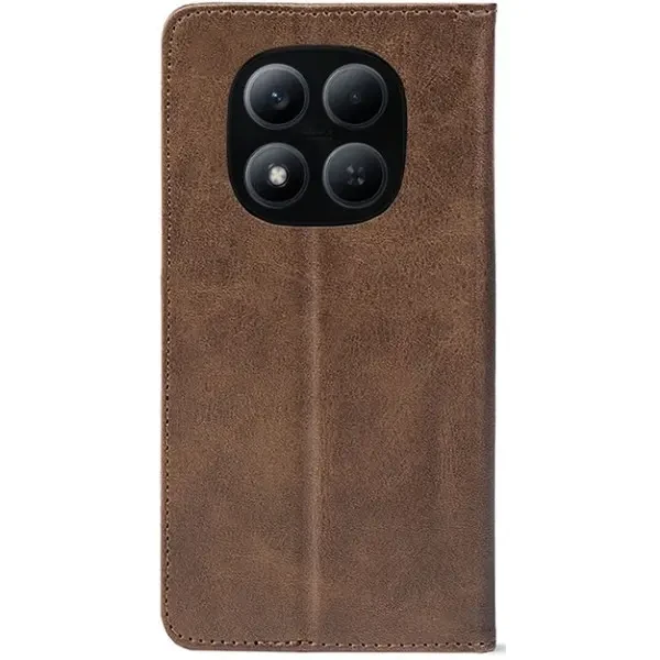 Чохол-книжка Crazy Horse Clasic для Xiaomi Redmi Note 15 Pro+ 5G/Poco M8 Pro 5G Brown (Strong) 2
