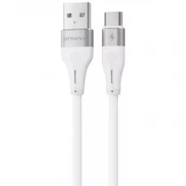 Кабель Proove Soft Silicone USB to Type-C 2.4A 1m White (CCSO20001202)