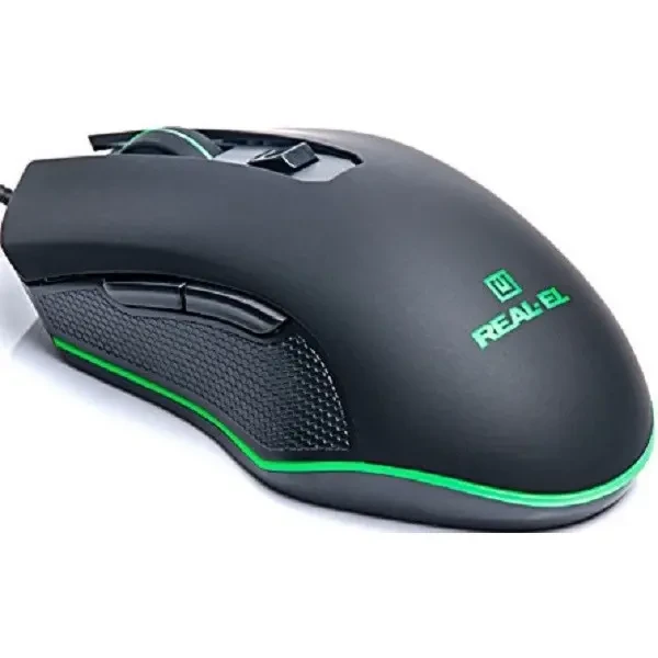 Мишка REAL-EL RM-550 USB Black (EL123200027) 8