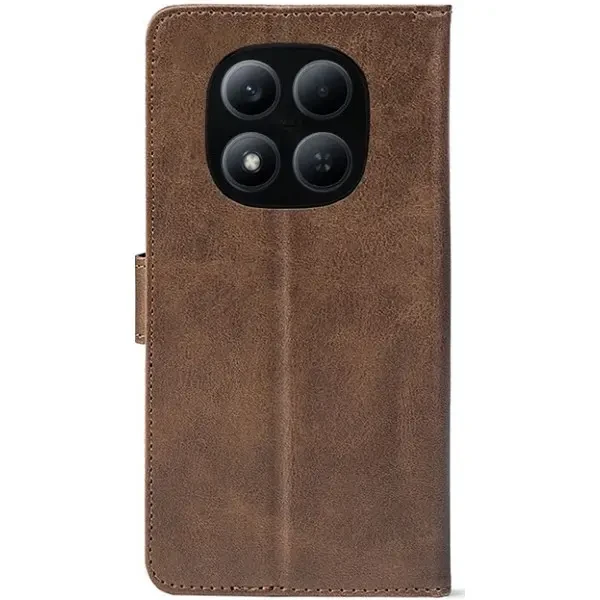 Чохол-книжка Crazy Horse Clasic для Xiaomi Redmi Note 15 Pro 4G Brown (Front) 2