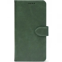 Чохол-книжка Crazy Horse Clasic для Xiaomi Redmi Note 15 Pro 4G Dark Green (Front)