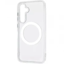 Чохол WAVE Clear Case (PC+TPU) with Magnetic Ring для Samsung S26 S942 Прозорий