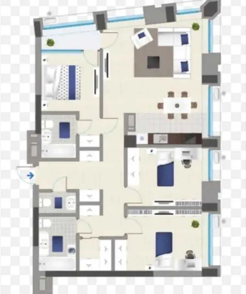 3-к квартира Київ, Дарницький, Зарічна 2к1 3