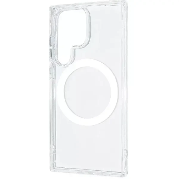 Чохол WAVE Clear Case (PC+TPU) with Magnetic Ring для Samsung S25 Ultra S938 Прозорий