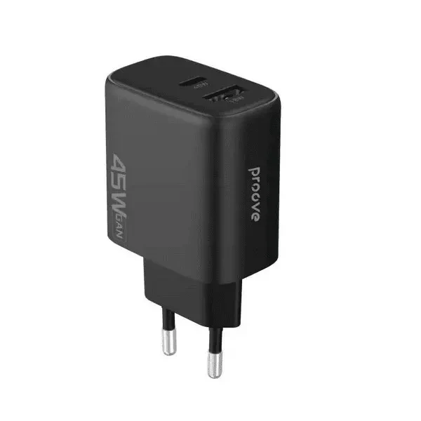 МЗП Proove Silicone Power 2 45W (Type-C + USB) Black (WCSP24110001)