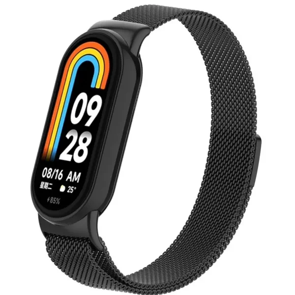 Ремінець ArmorStandart Milanese Magnetic для Xiaomi Smart Band 10/9/8 Black (ARM86890)