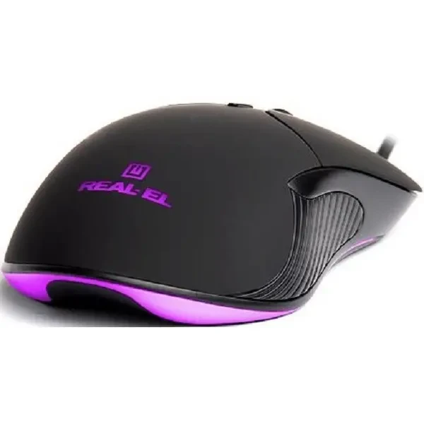 Мишка REAL-EL RM-295 USB Black (EL123200031) 5