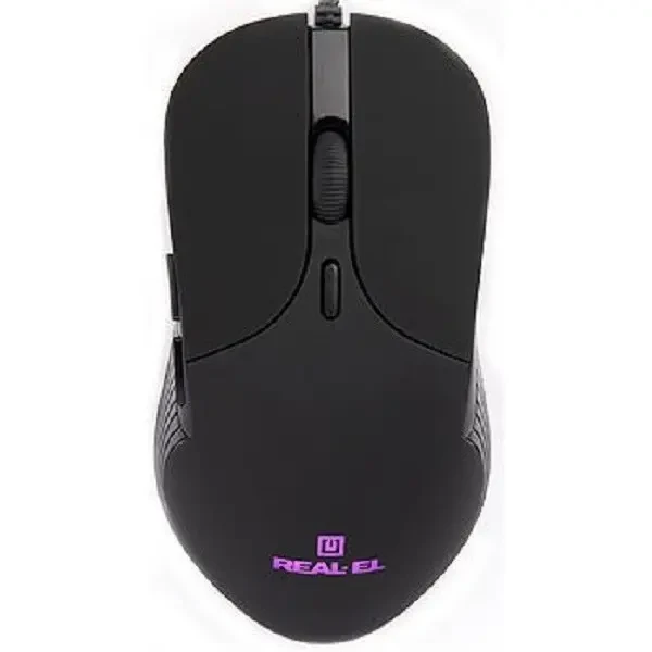 Мишка REAL-EL RM-295 USB Black (EL123200031)